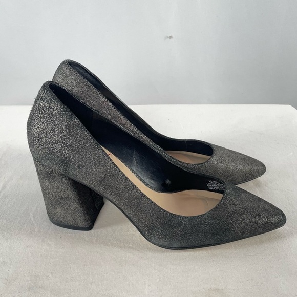 Sole Society Twila Block‎ Heel Point Toe Pump in Cement Size 7 - Picture 4 of 7